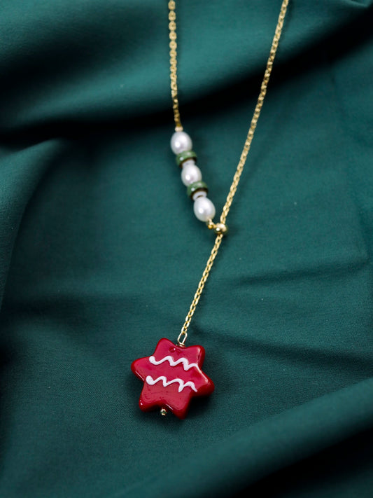 Christmas Gingerbread Necklace