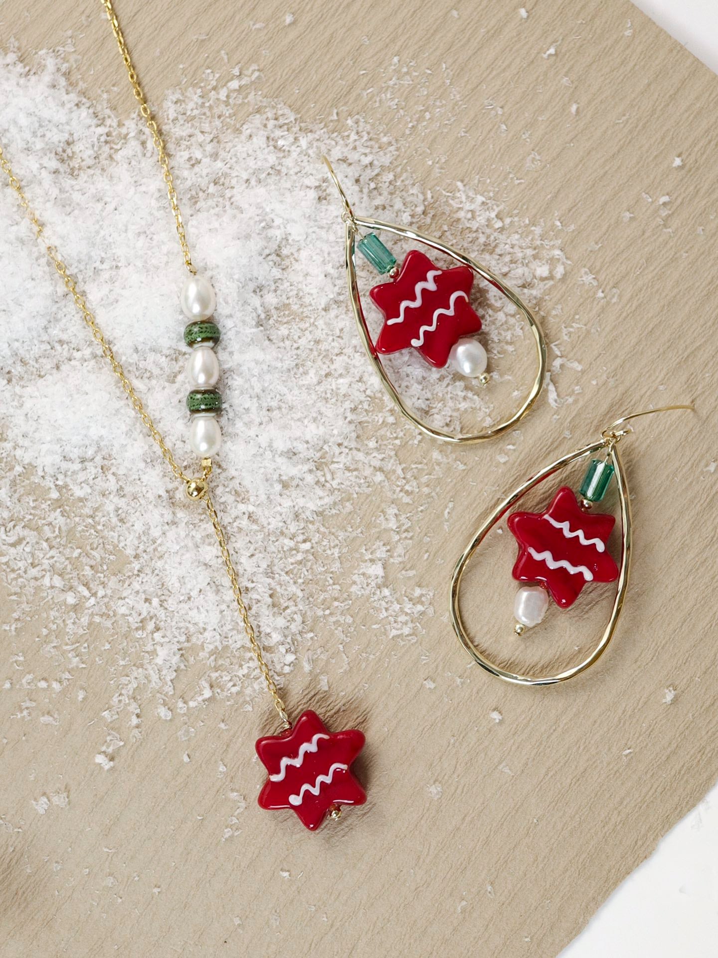 Christmas Gingerbread Necklace